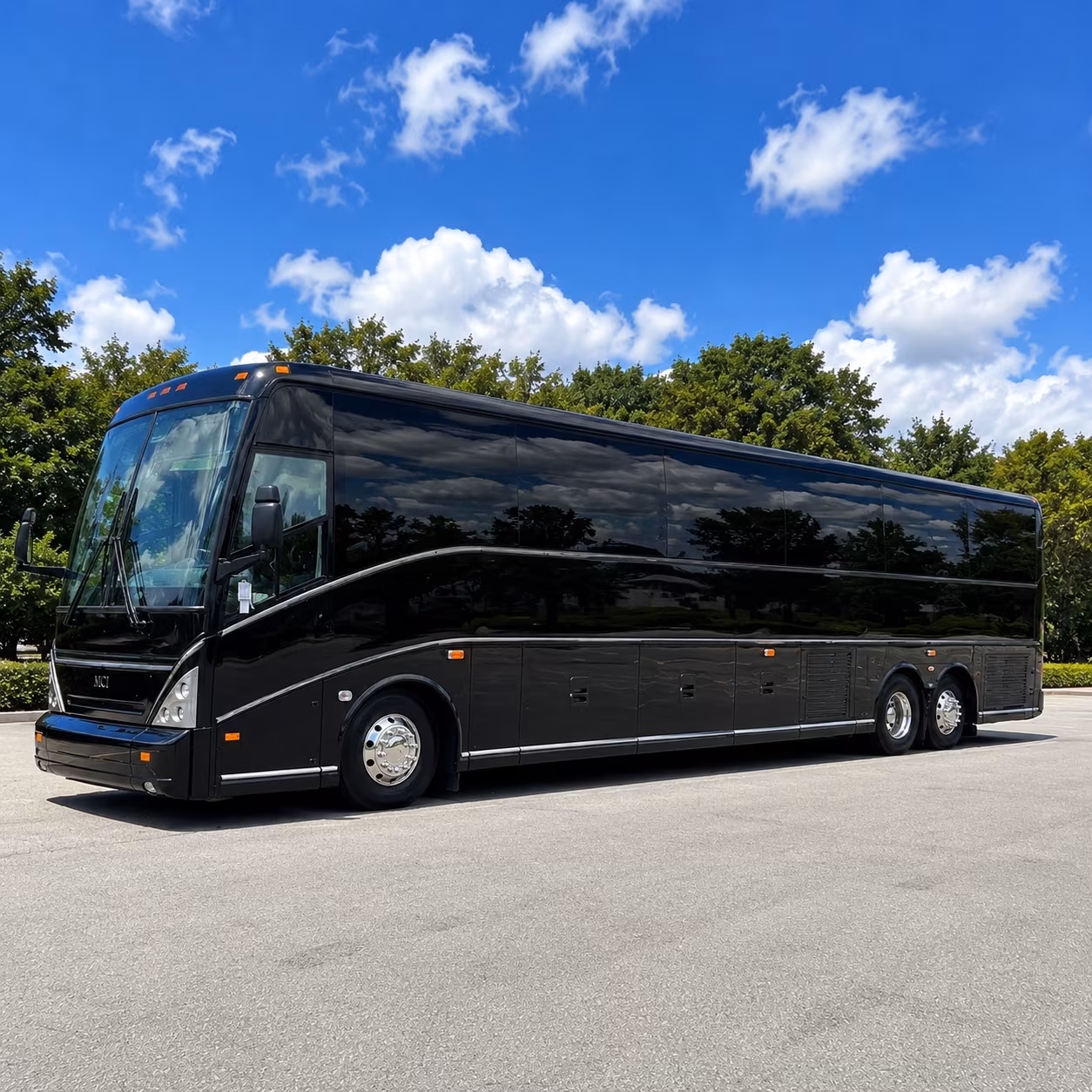 charter bus rentals for uas center at sbd personnel