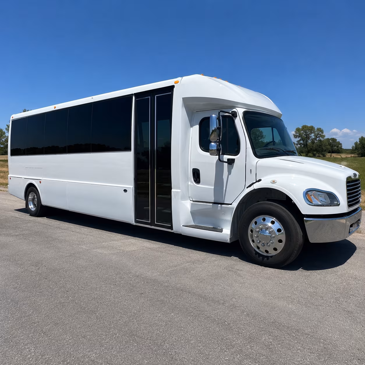 corporate and convention shuttle buses serving rialto