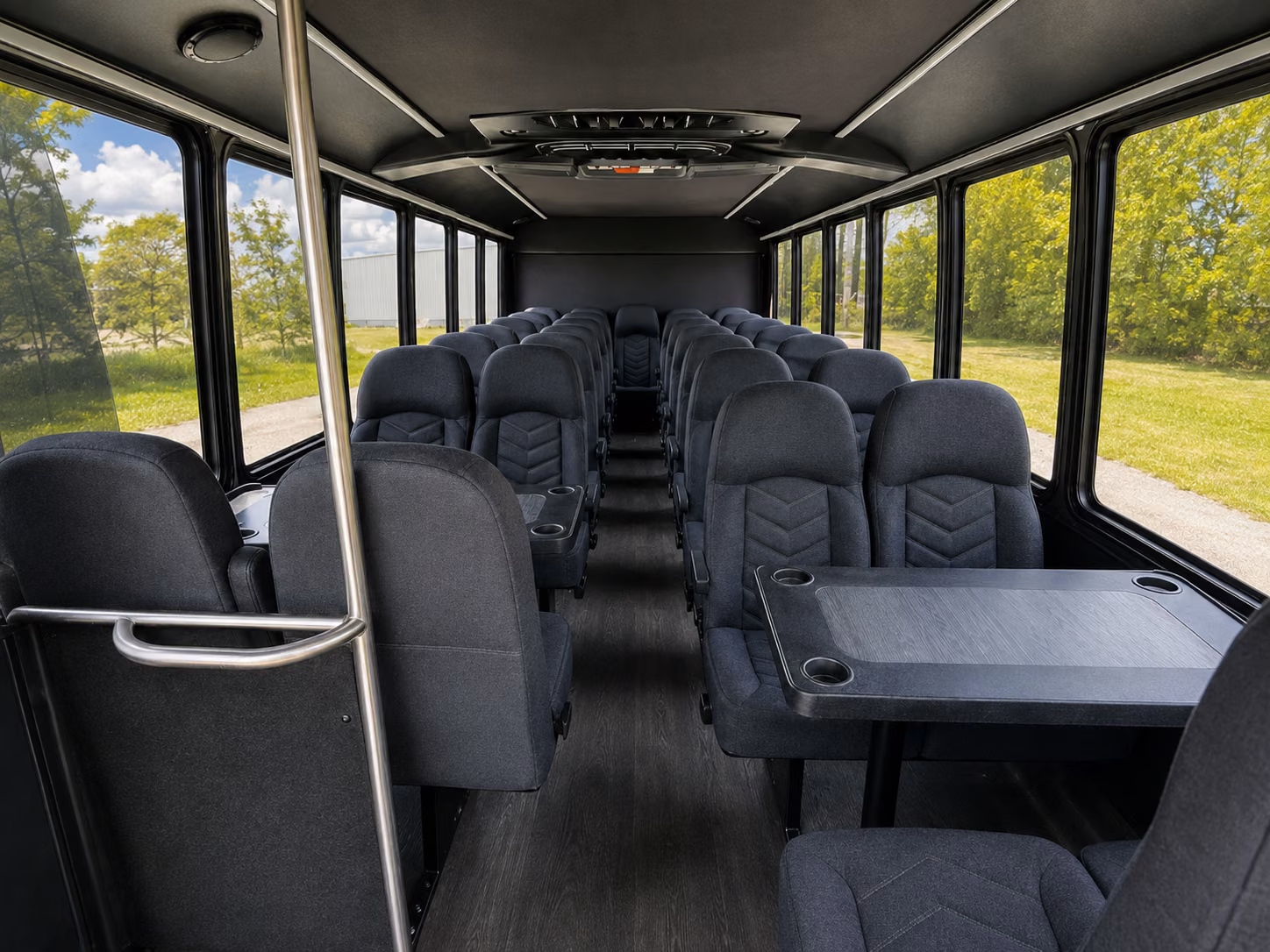 rialto 18 passenger minibus inside