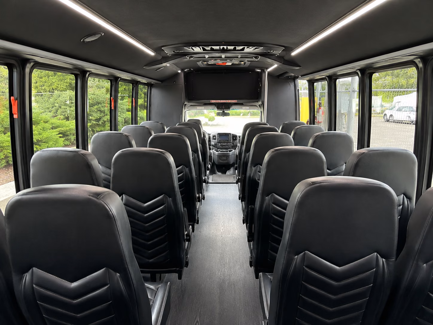 rialto 20 passenger minibus inside
