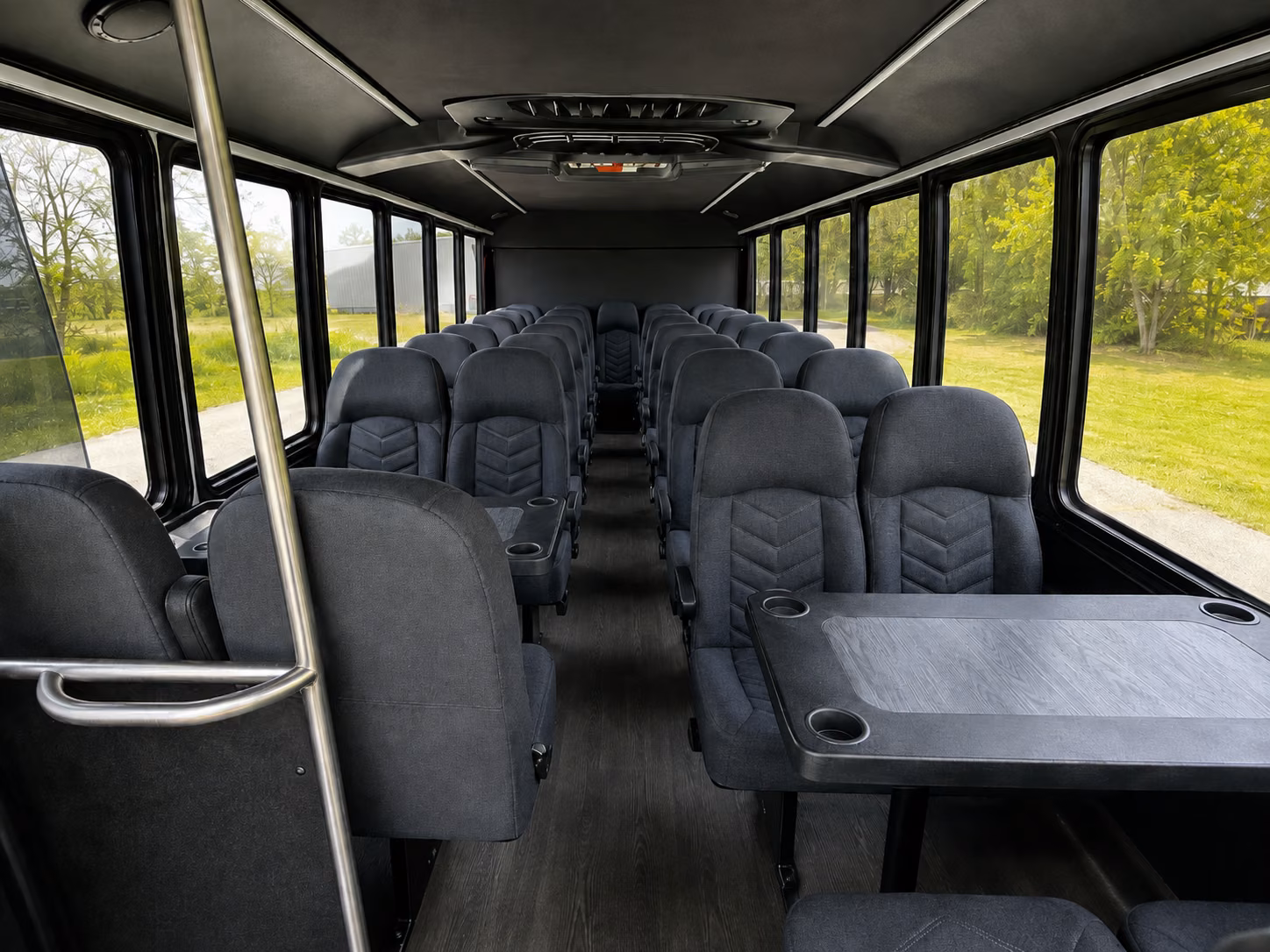 rialto 20 passenger minibus interior