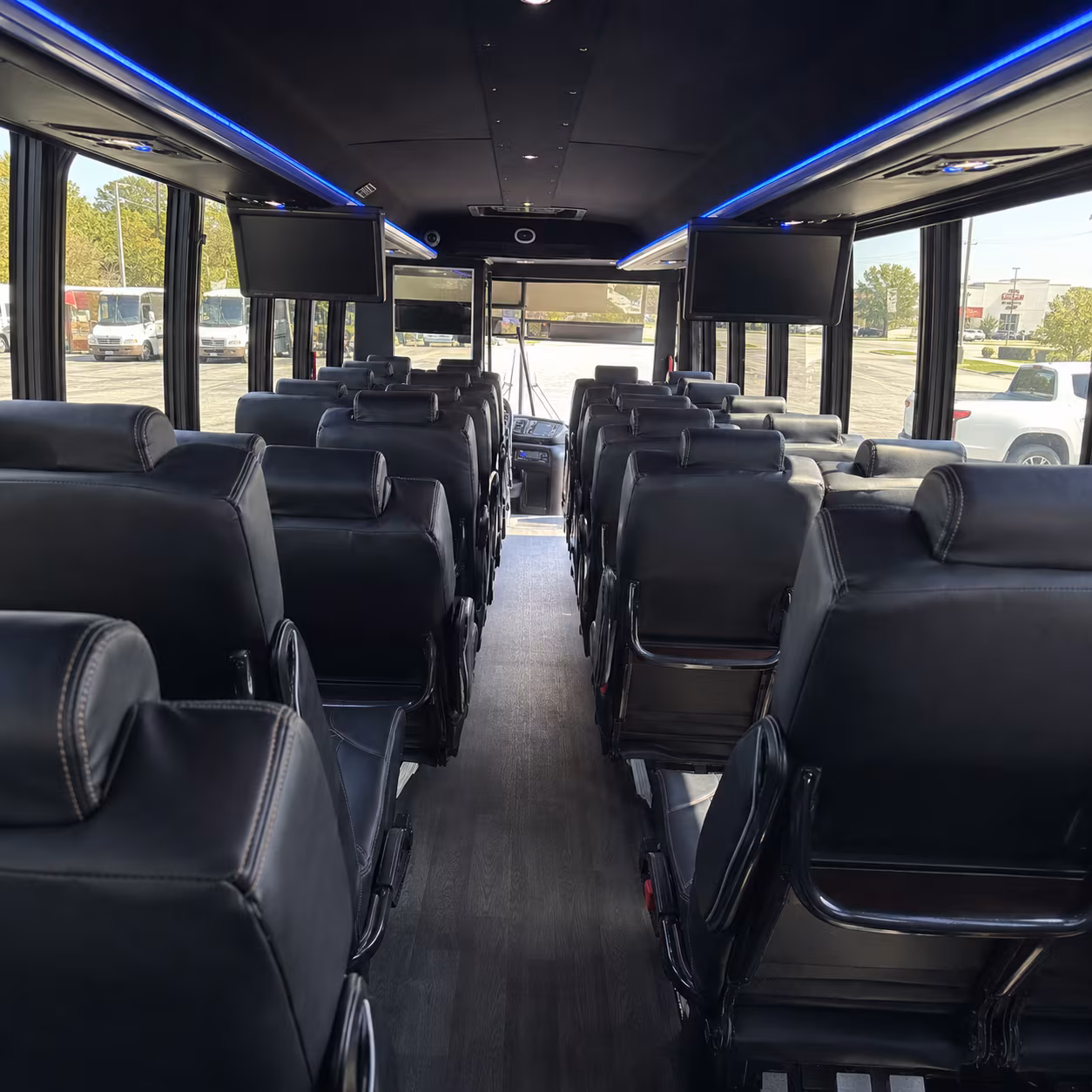 rialto 30 passenger minibus inside
