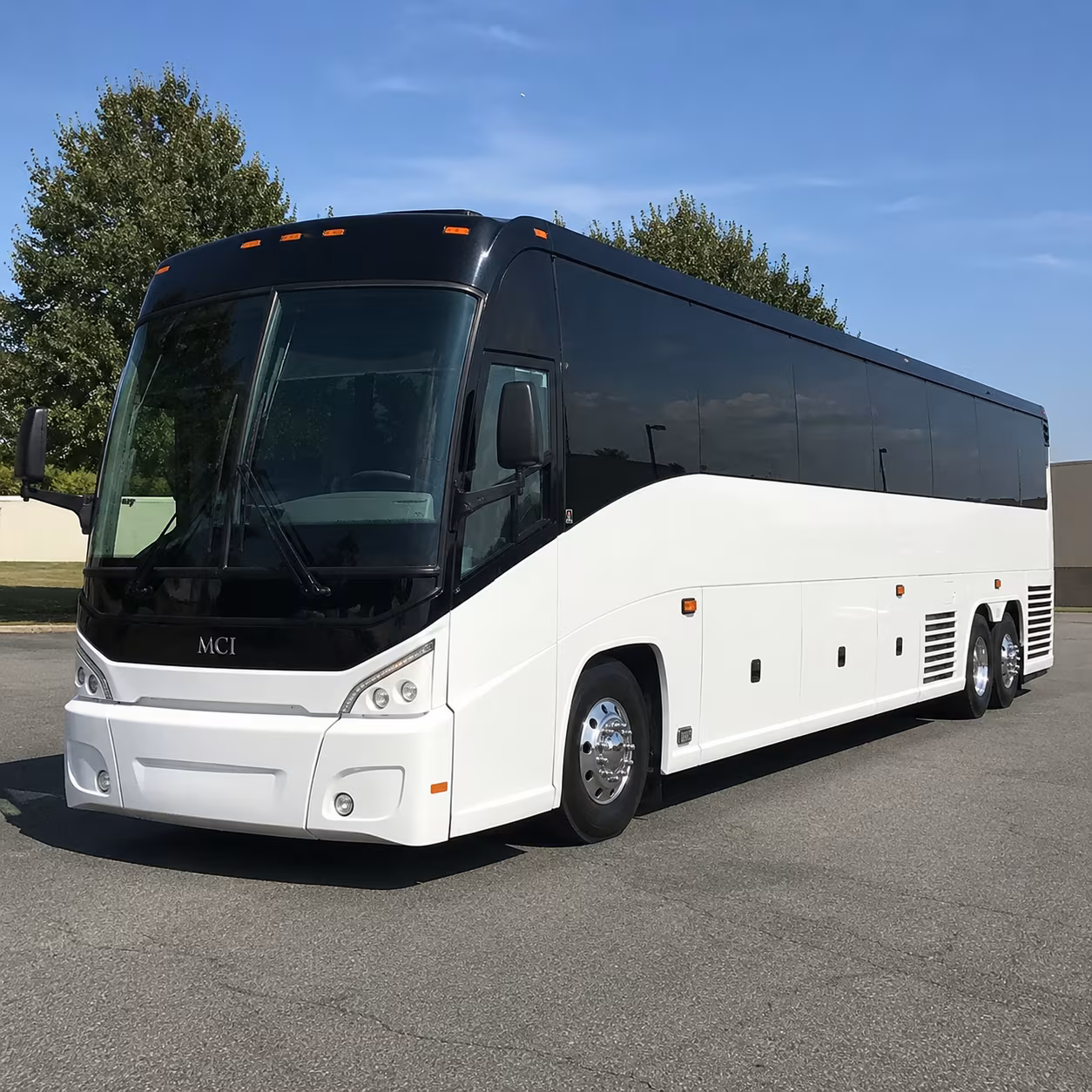 rialto 56 passenger charter bus