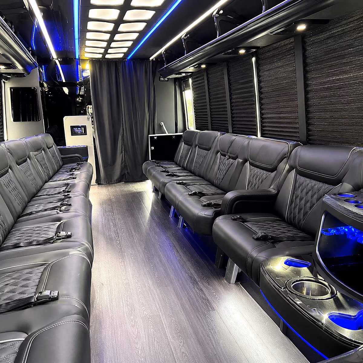 rialto area concert event venues party bus rental