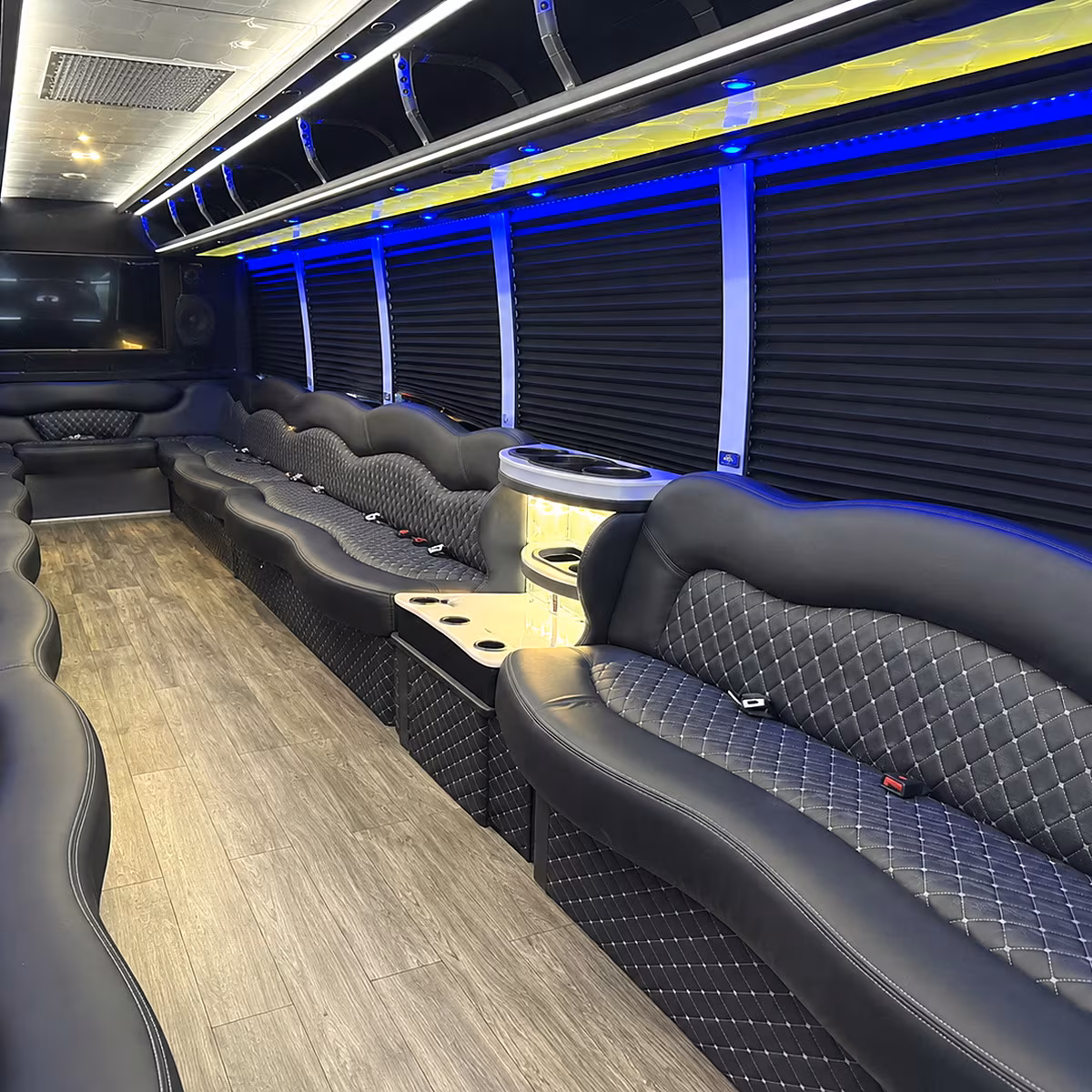 rialto area sporting events party bus rental