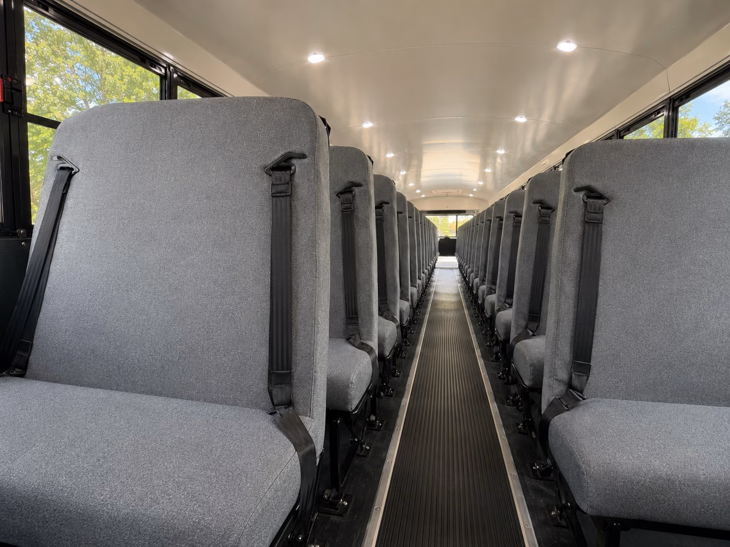 rialto school bus interior