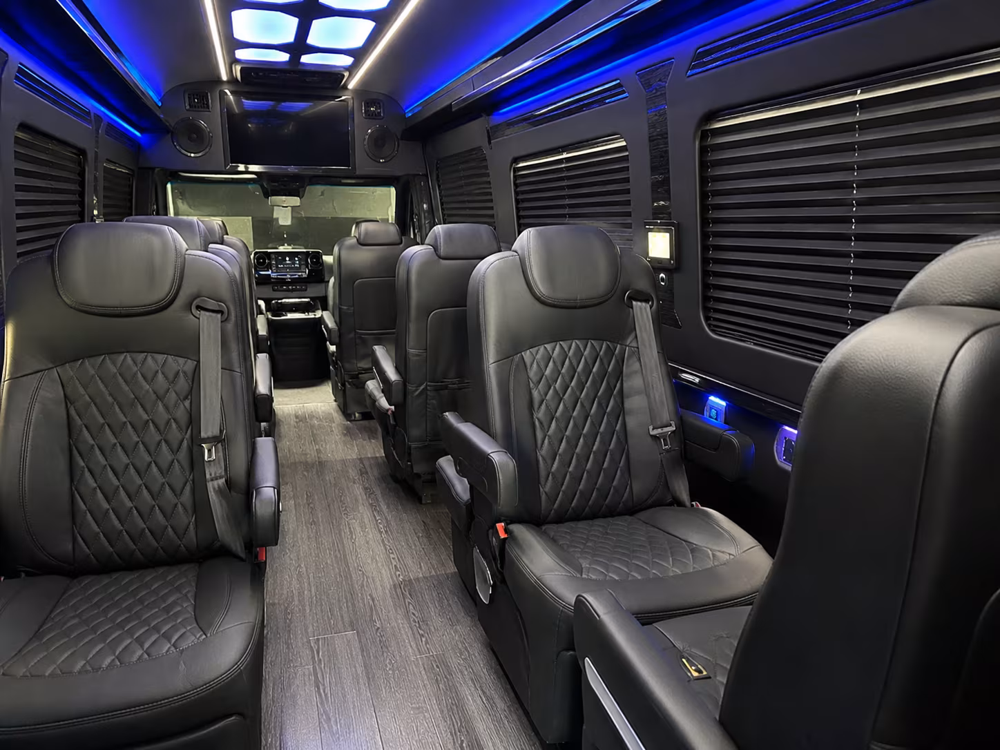 rialto sprinter van with driver inside