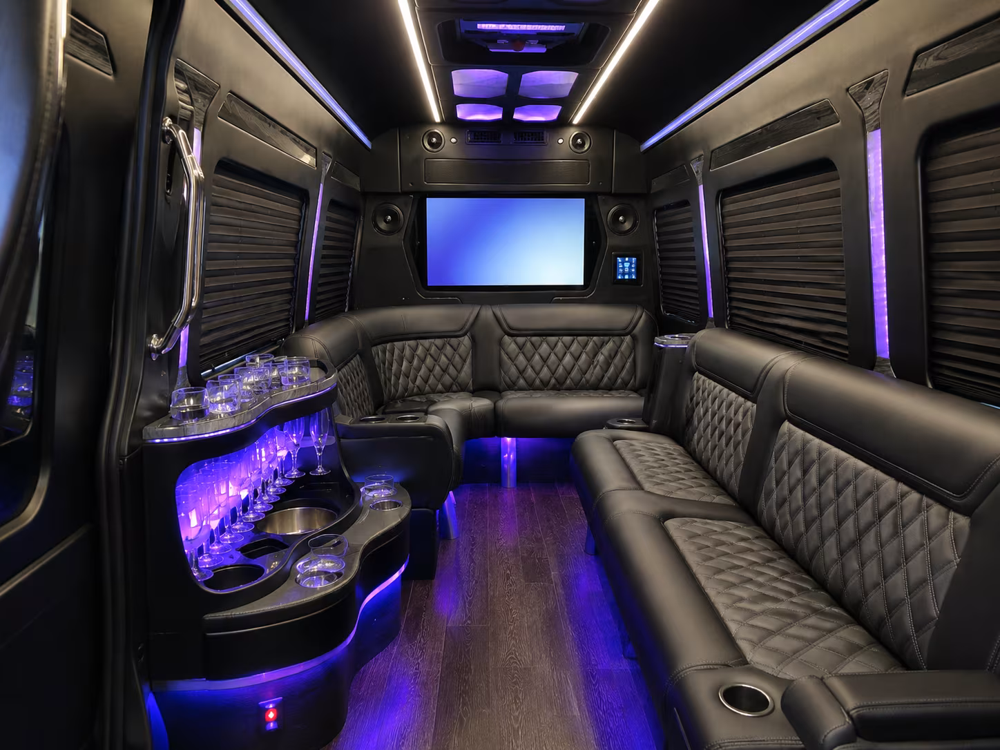 shuttle buses for rialto corporate events and off site meetings